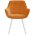 Стул DikLine 252 М поворотный, B17 TERRACOTTA, ножки белые 