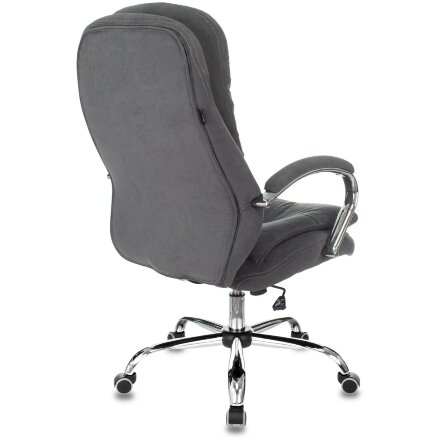 Кресло компьютерное Бюрократ для руководителя Бюрократ T-9950SL Fabric серый Alfa 44 крестовина металл хром мягкая обивка из 