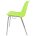 Стул пластиковый на металлокаркасе Vicenza-4k Verde green 736 Салатовый