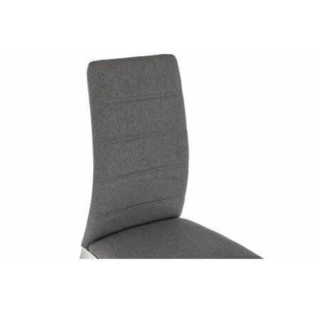Стул на металлокаркасе Okus grey fabric 
