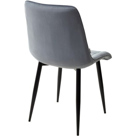 Стул CHIC BLUVEL-06 BLUE / черный каркас М-City 