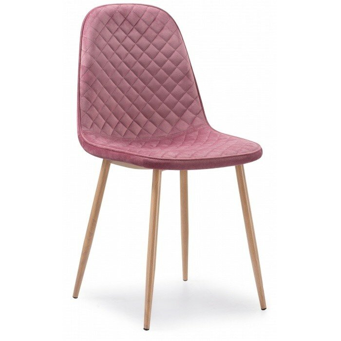 Стул на металлокаркасе Capri pink / wood Стул на металлокаркасе Capri pink / wood