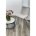 Стул TINTIN BLUVEL-03 LIGHT GREY / белый каркас М-City 