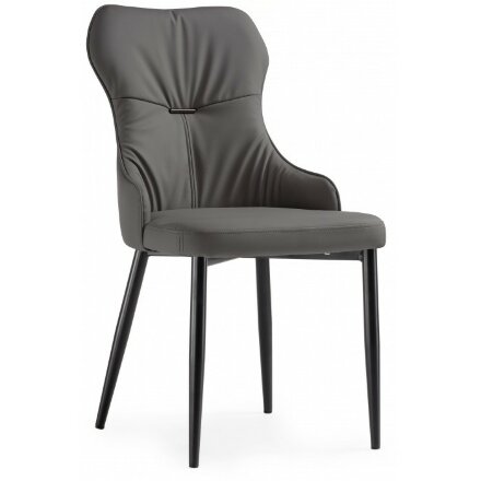 Стул на металлокаркасе Neli gray / black 