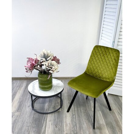 Стул DAIQUIRI BLUVEL-75 OLIVA, велюр М-City 