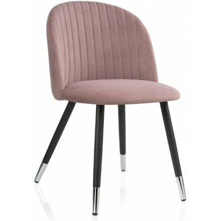 Стул на металлокаркасе Gabi light purple / black 