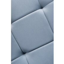 Стул на металлокаркасе Bruk light blue / black