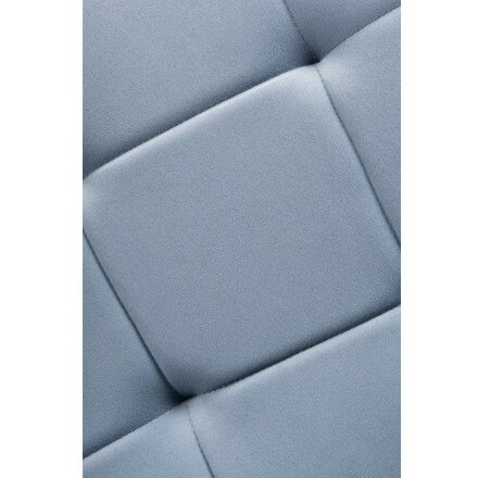 Стул на металлокаркасе Bruk light blue / black 