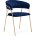 Стул на металлокаркасе Kamelia 1 dark blue / gold 