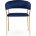 Стул на металлокаркасе Kamelia 1 dark blue / gold 
