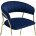 Стул на металлокаркасе Kamelia 1 dark blue / gold 